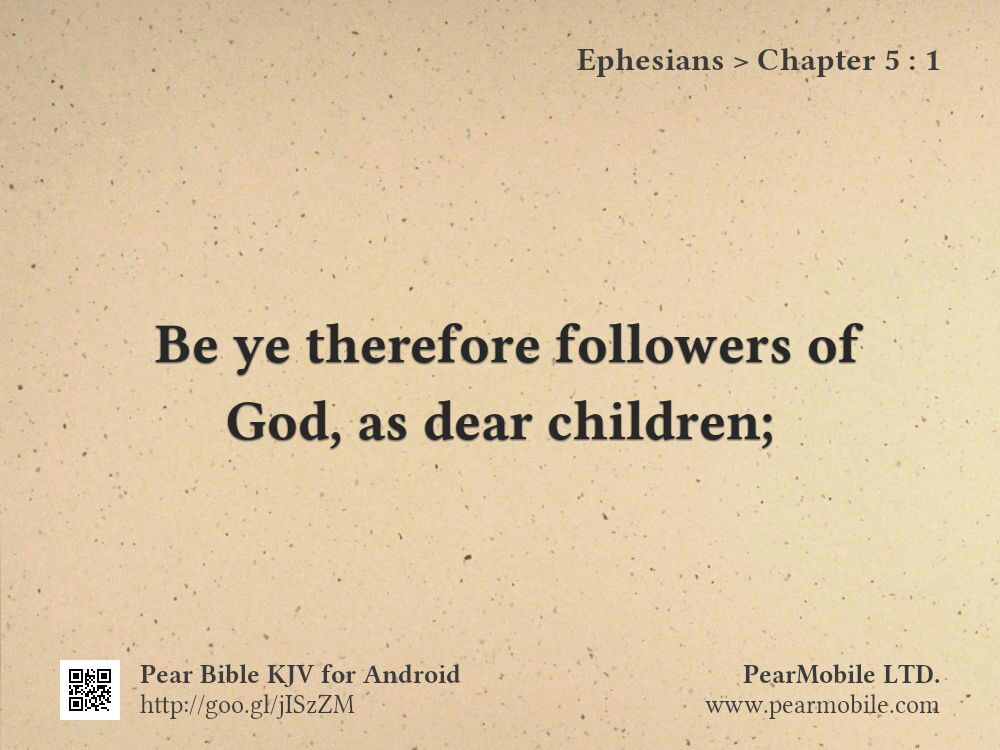 Ephesians, Chapter 5:1